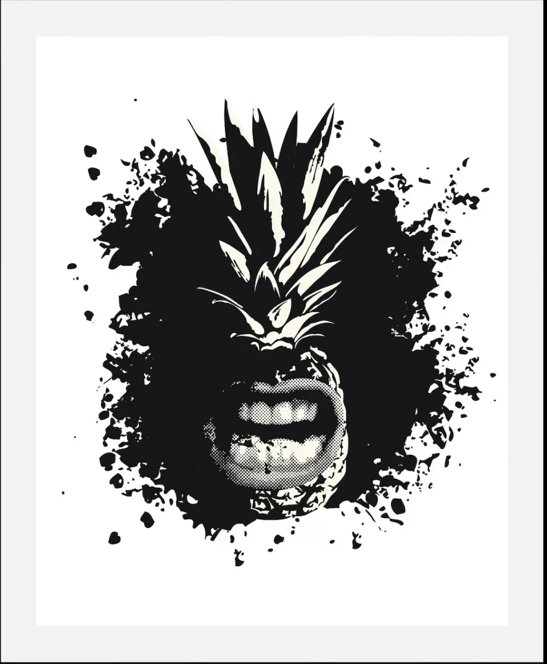 queence Bild »Angry Pineapple«, (1 St.), gerahmt günstig online kaufen