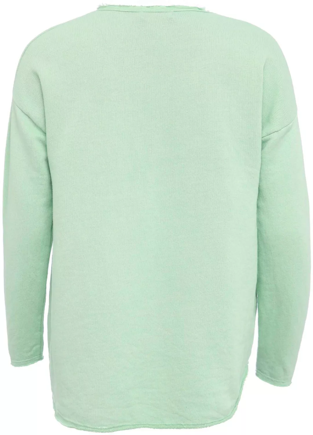 Zwillingsherz Sweatshirt, mit tonalem Print vorn günstig online kaufen