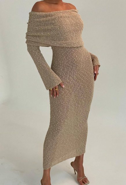 SEGUEN Sommerkleid Eleganter, hüftbedeckender Rock mit langen Ärmeln (Sexy günstig online kaufen