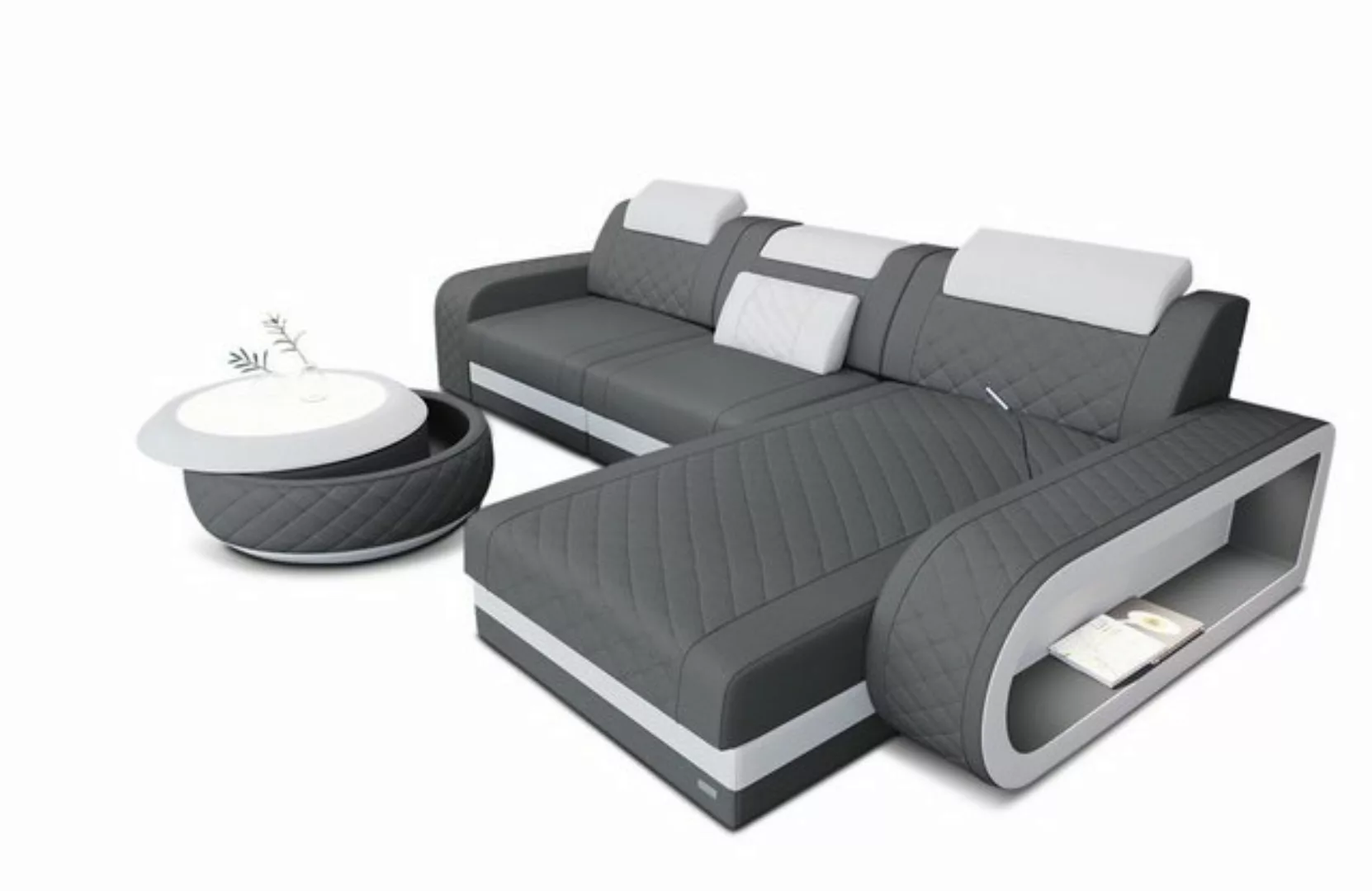 Sofa Dreams Ecksofa Stoff Polstersofa Couch Sofa Berlin L Form Stoffsofa, m günstig online kaufen