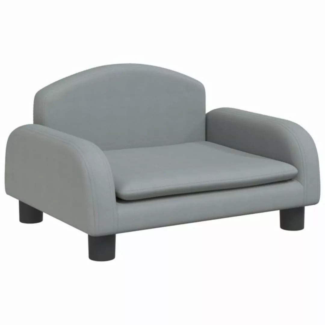 vidaXL Kindersofa Kindersofa Hellgrau 50x40x30 cm Stoff günstig online kaufen