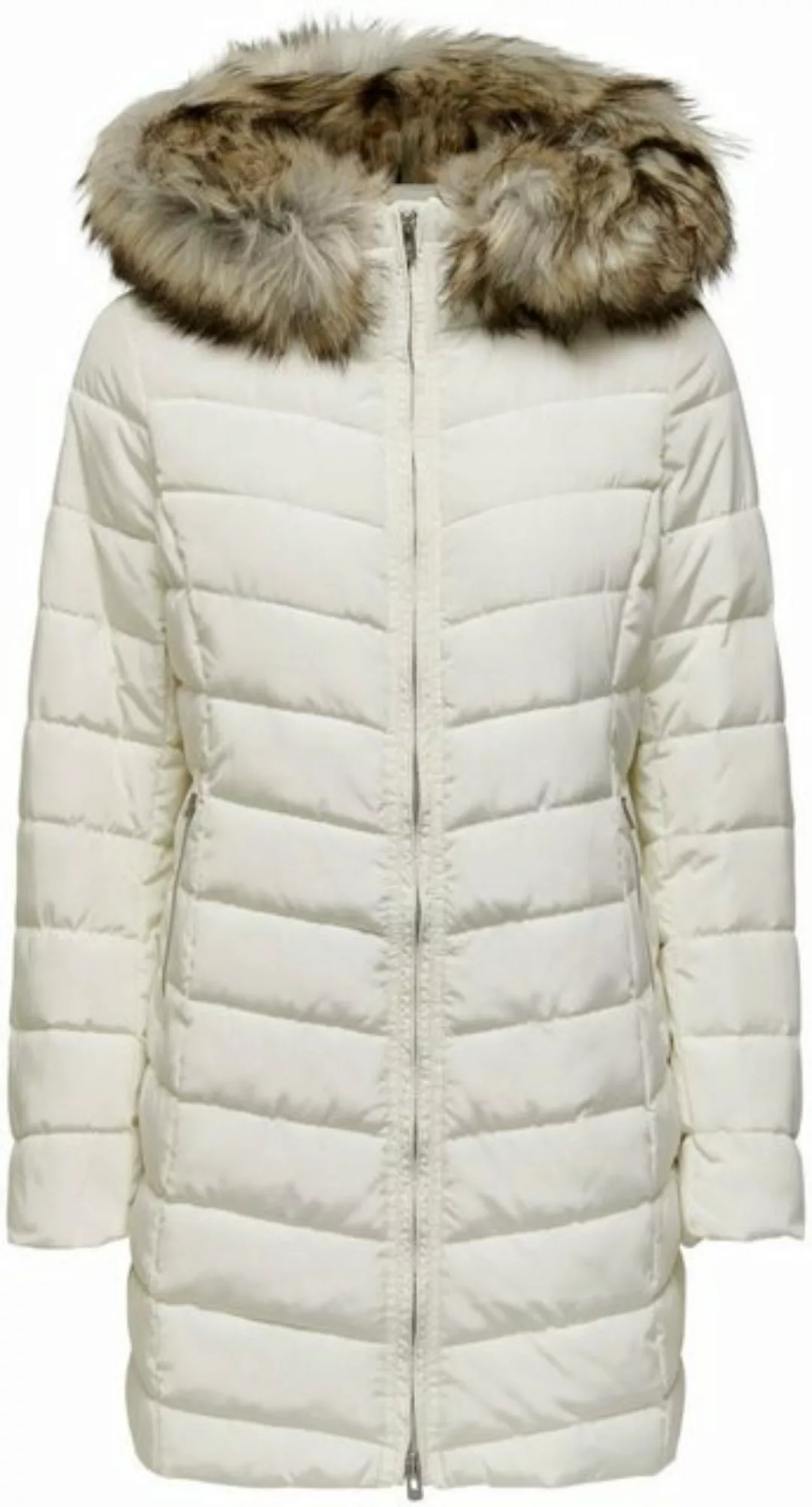 ONLY Steppjacke ONLELLAN QUILTED HOOD FUR COAT CC OTW günstig online kaufen