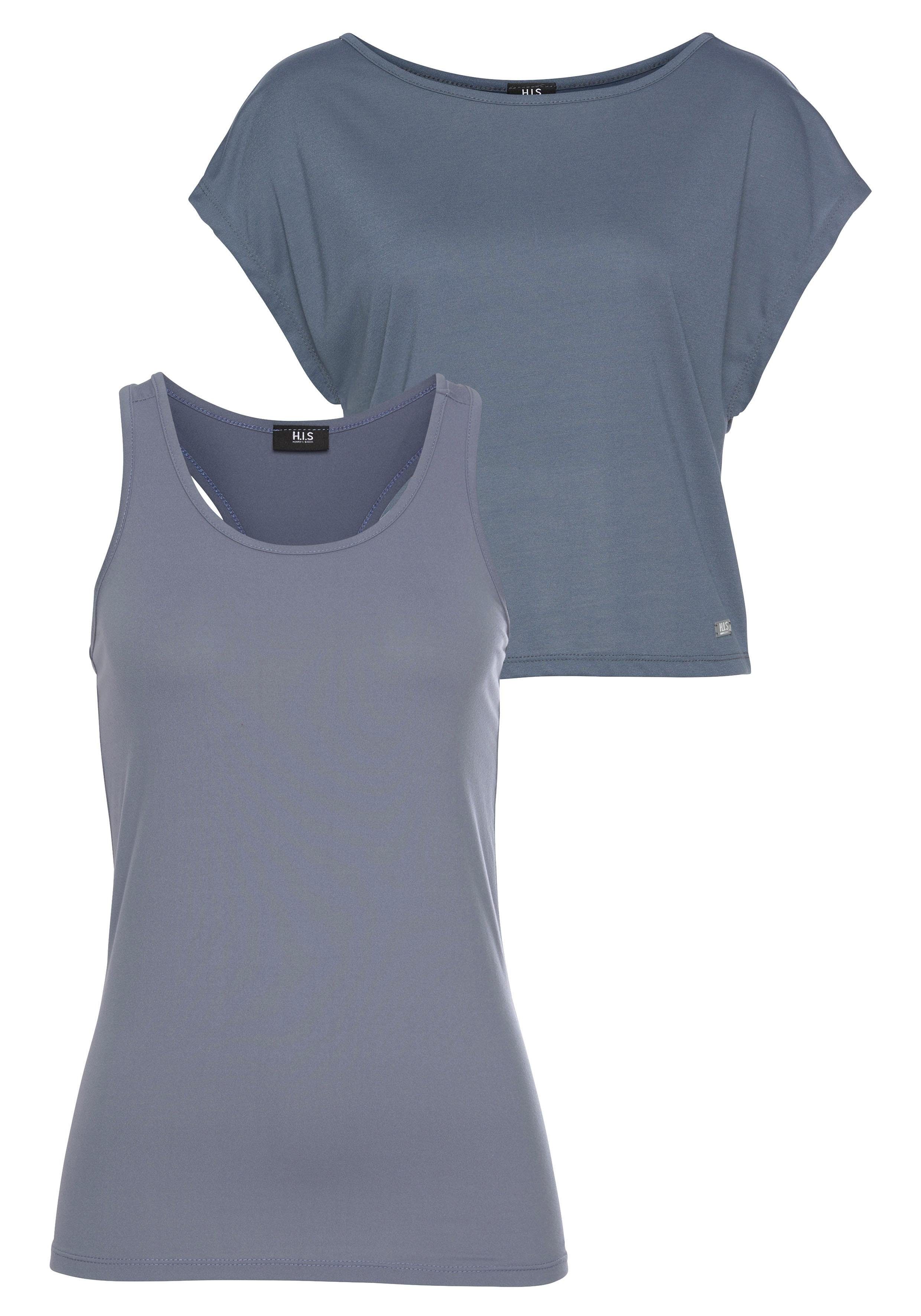 H.I.S Trainingsshirt "2-tlg. Set: Shirt & Top", (Set) günstig online kaufen