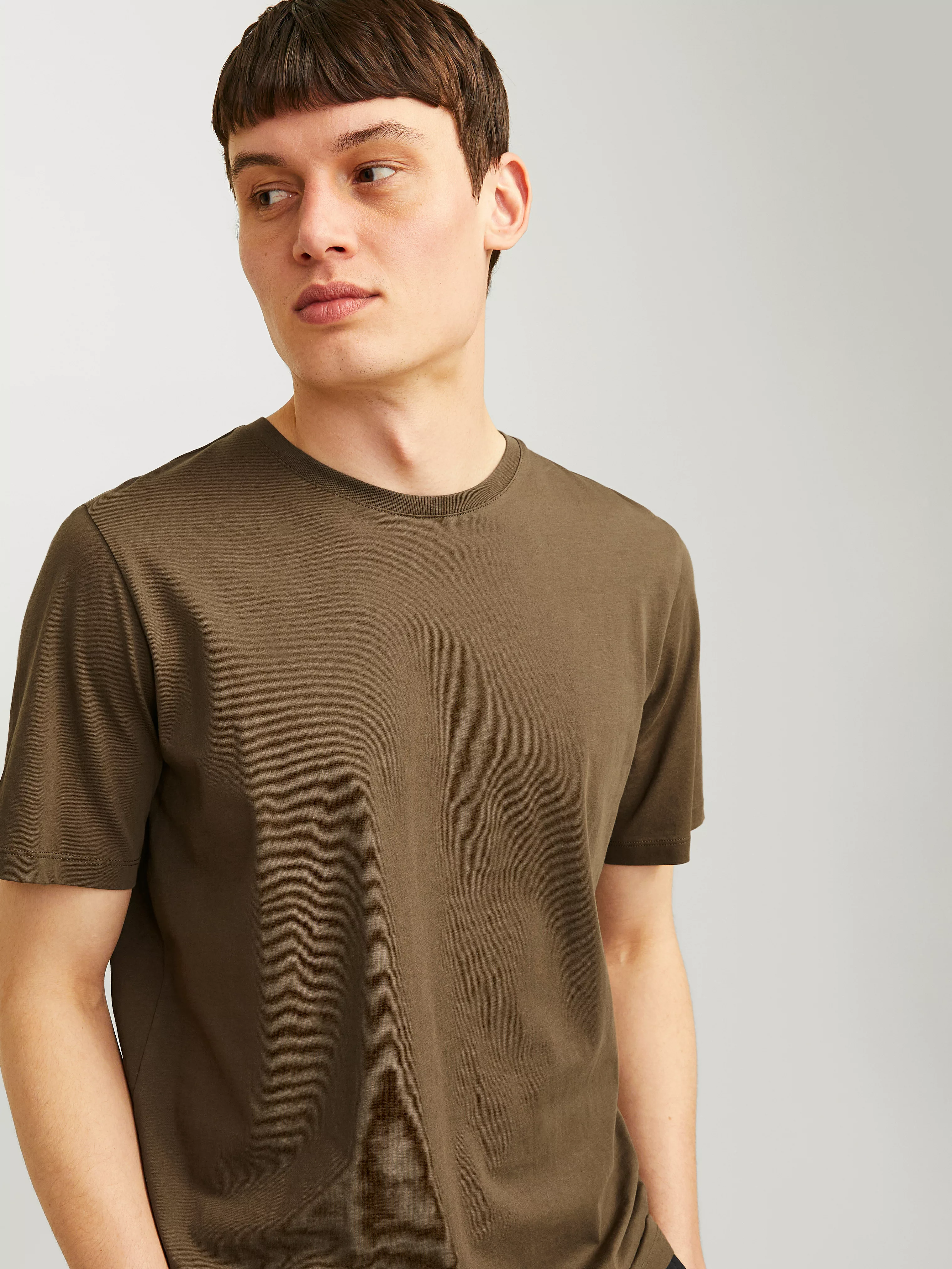 Jack & Jones Rundhalsshirt JJEORGANIC BASIC TEE SS O-NECK NOOS mit Rundhals günstig online kaufen