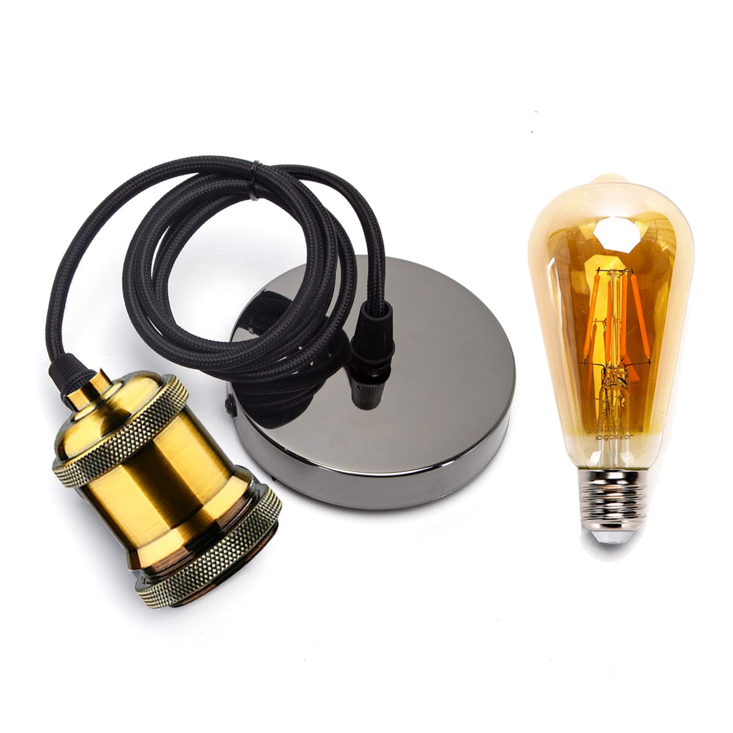 Aigostar LED-Leuchtmittel E27 Lampenfassungen Pendelleuchte Hängelampe günstig online kaufen