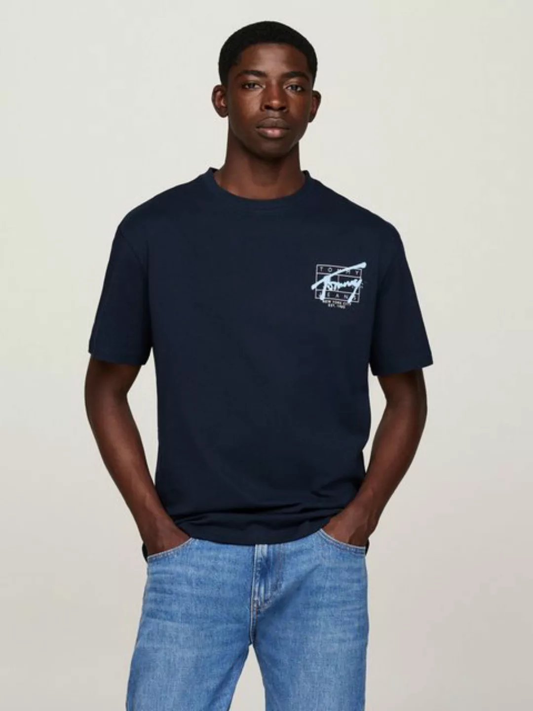 Tommy Jeans Plus T-Shirt TJM REG SPRAY TEE SS EXT Große Größen, mit großem günstig online kaufen