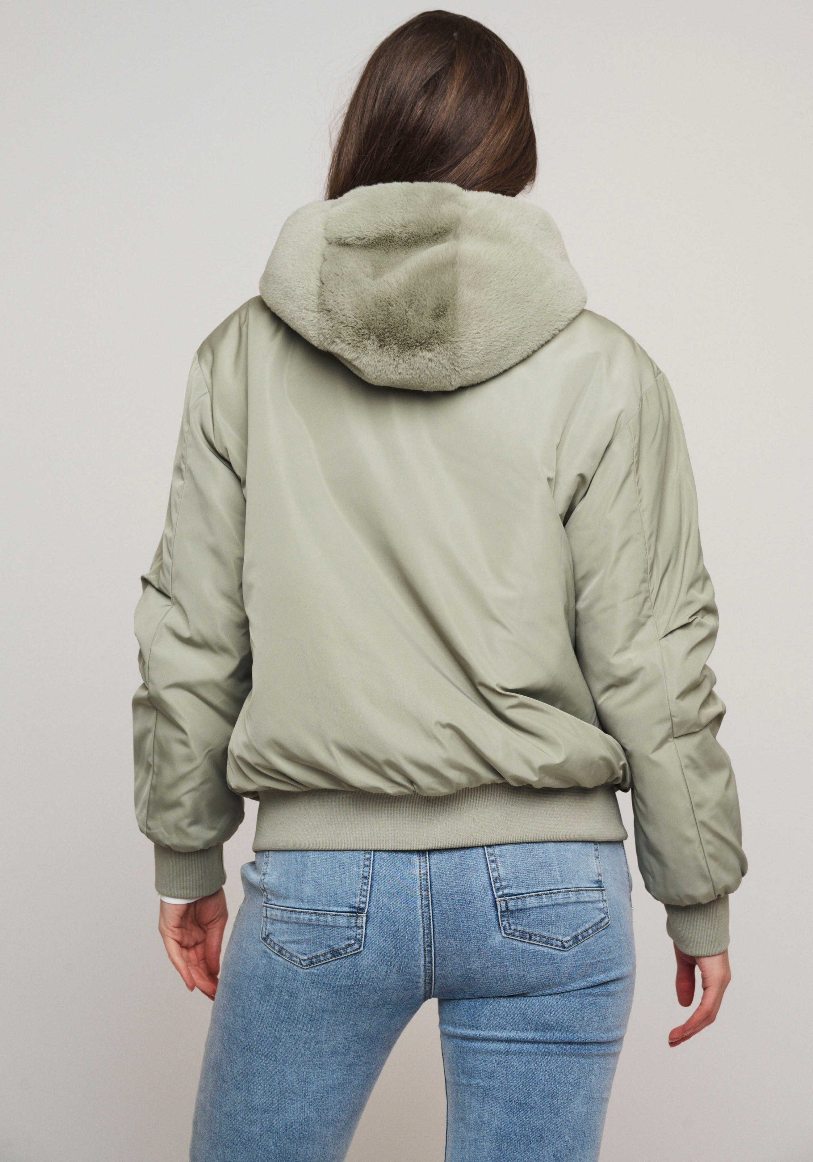 Rino & Pelle Bomberjacke mit flauschiger günstig online kaufen