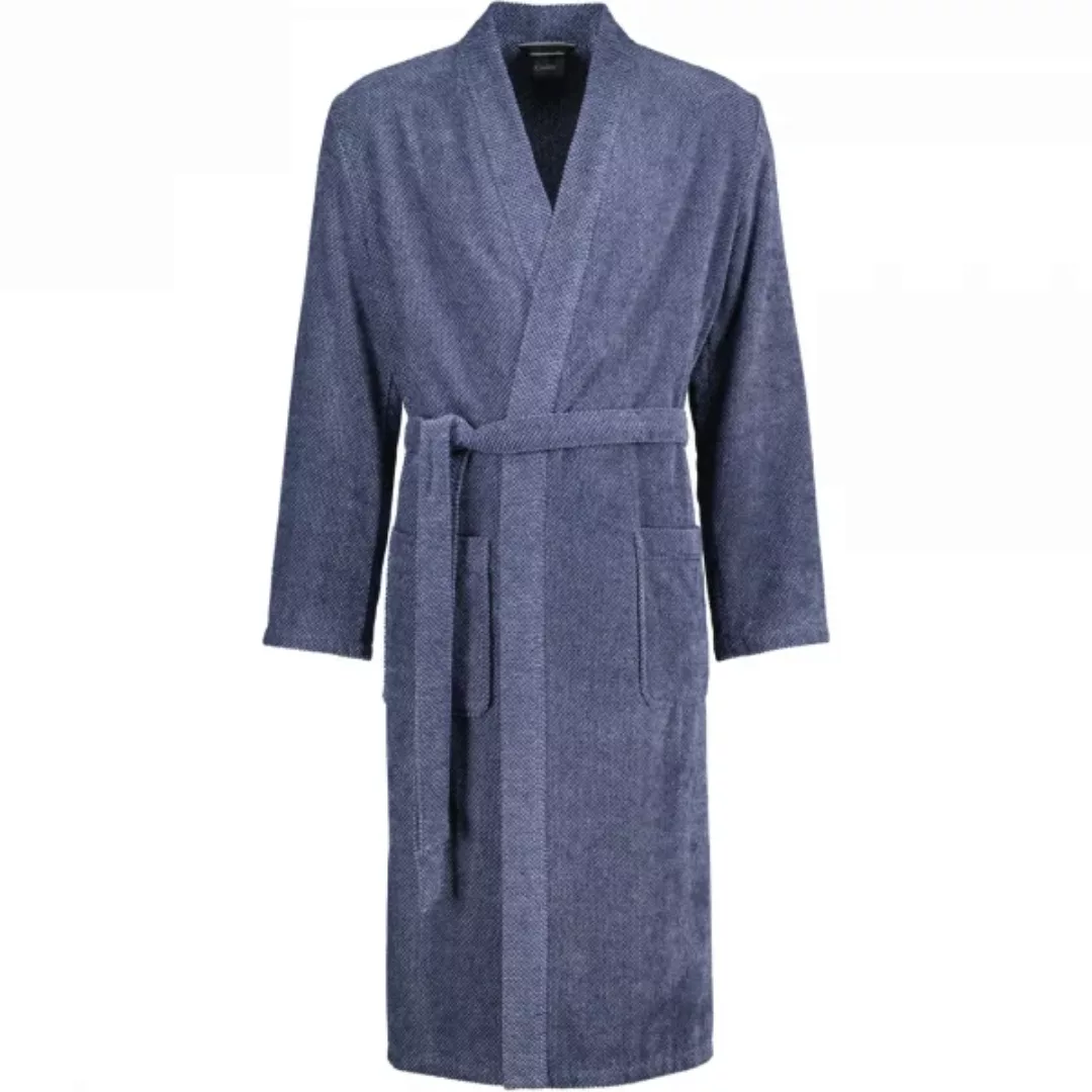 Cawö Home Herren Bademantel Kimono 5507 - Farbe: denim - 17 - L günstig online kaufen