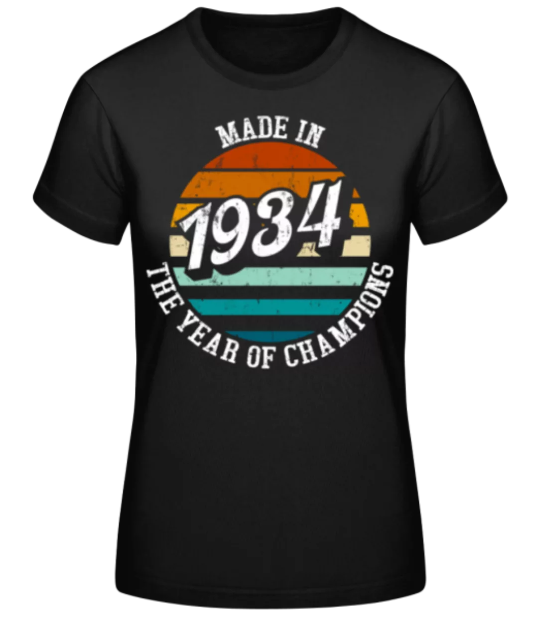 1934 The Year Of Champions · Frauen Basic T-Shirt günstig online kaufen