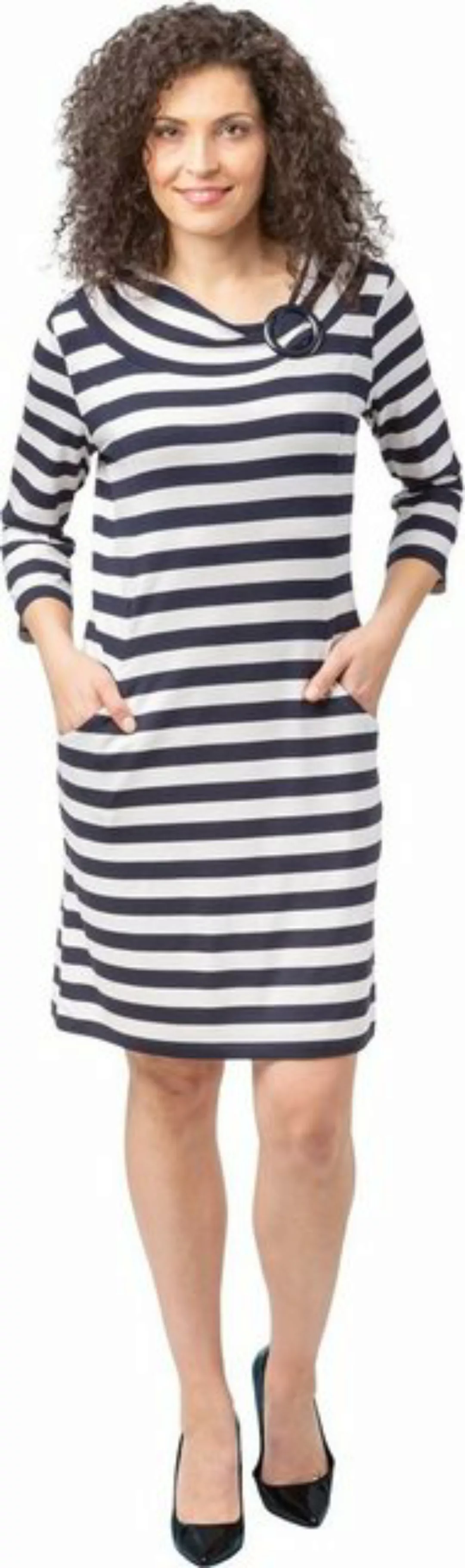 Estefania for woman Jerseykleid 184-5215 gestreift, mit 3/4 Arm günstig online kaufen