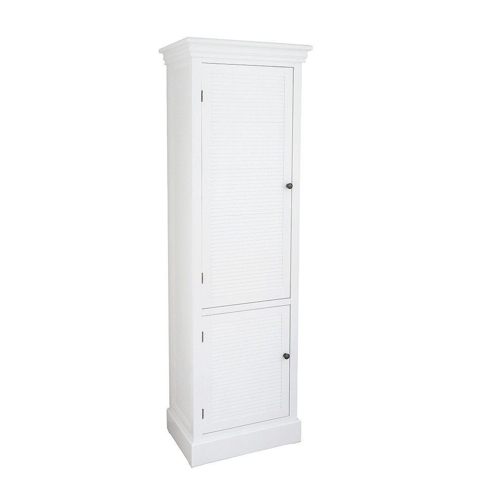Grafelstein Hochschrank Hochschrank HAMPTONS weiß mit günstig online kaufen