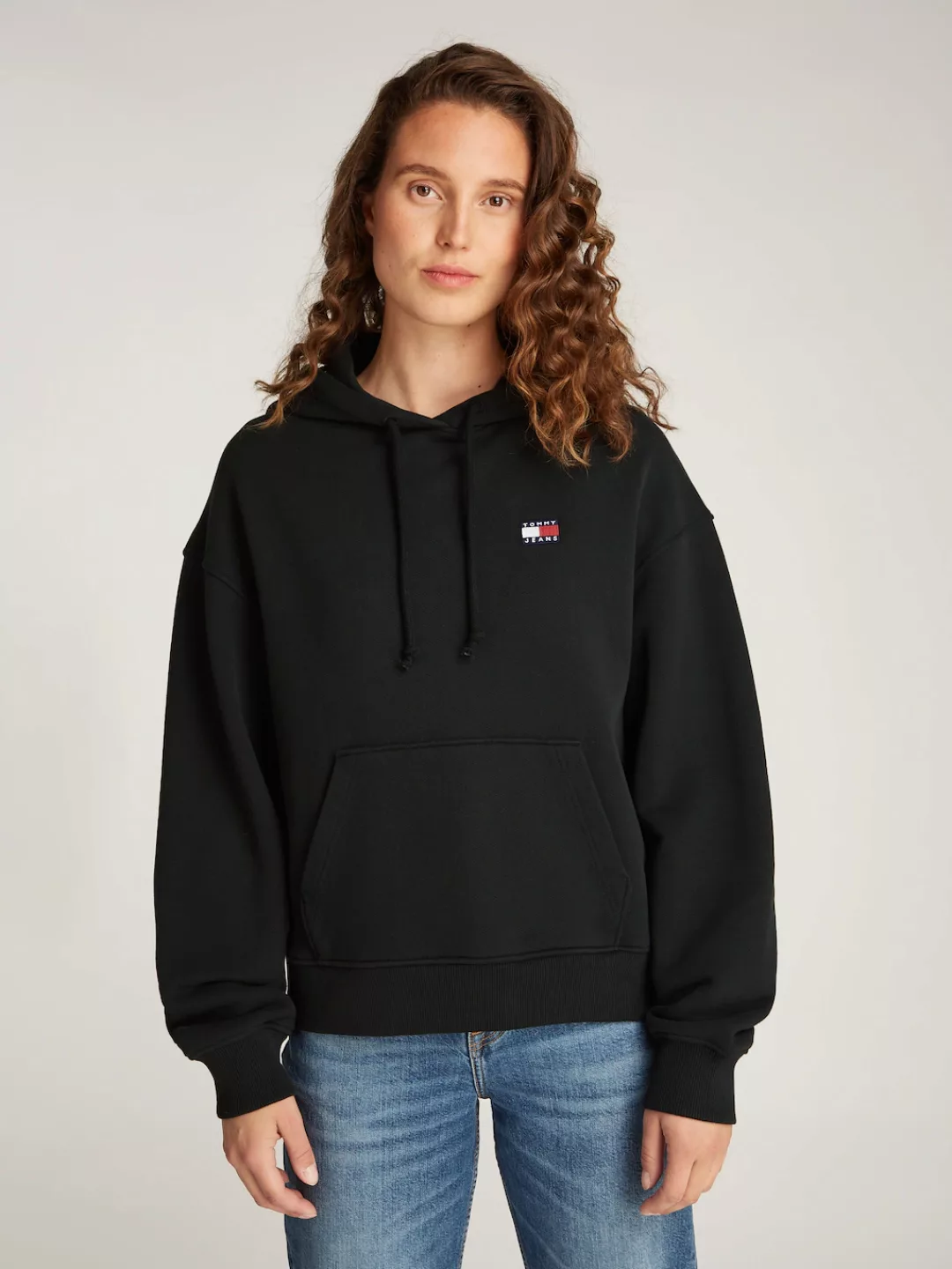 Tommy Jeans Curve Kapuzensweatshirt "TJW BXY BADGE HOODIE EXT", in Großen G günstig online kaufen