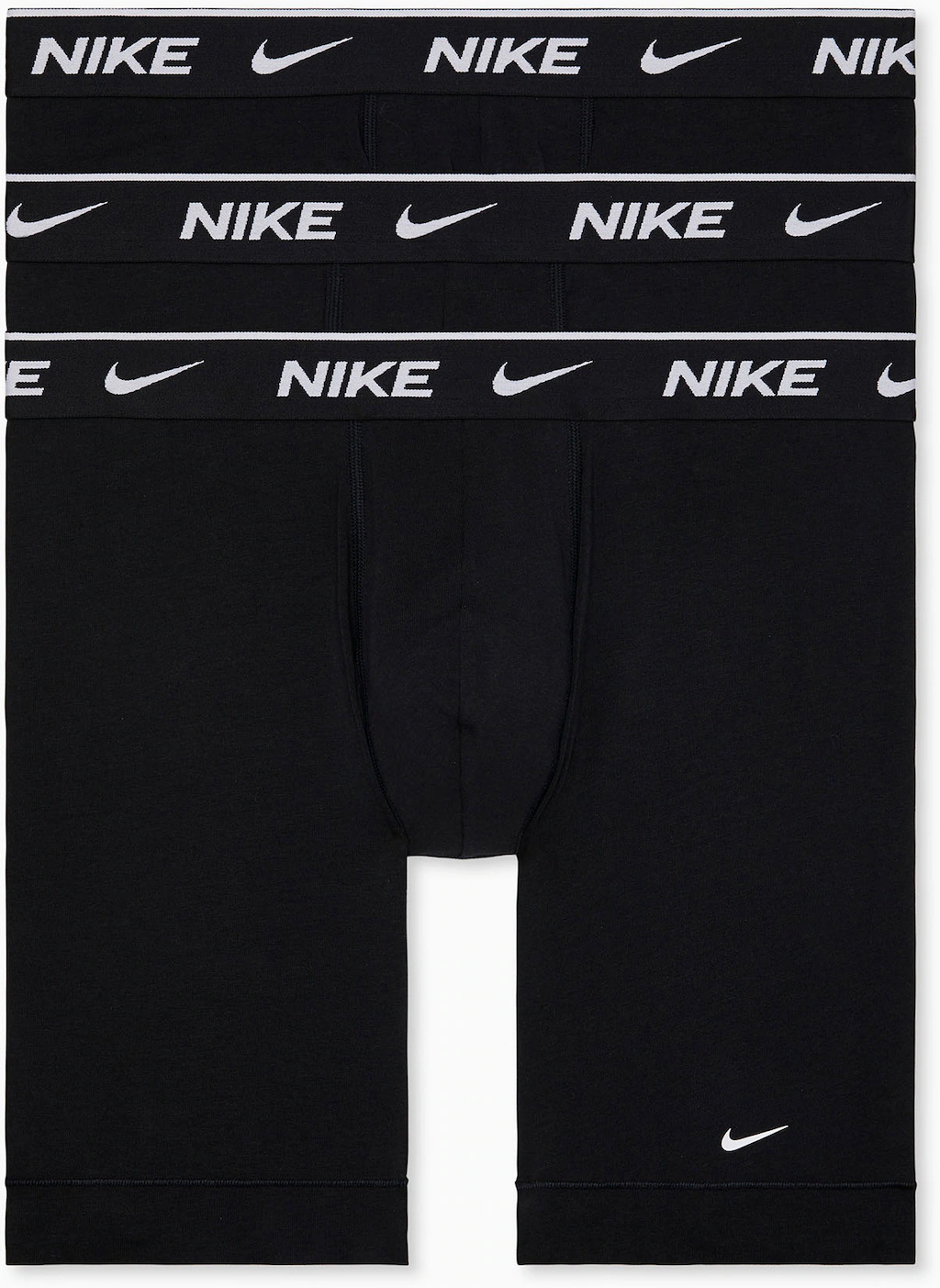 NIKE Underwear Boxer "BOXER BRIEF LONG 3PK", (Packung, 3 St., 3er), mit Log günstig online kaufen