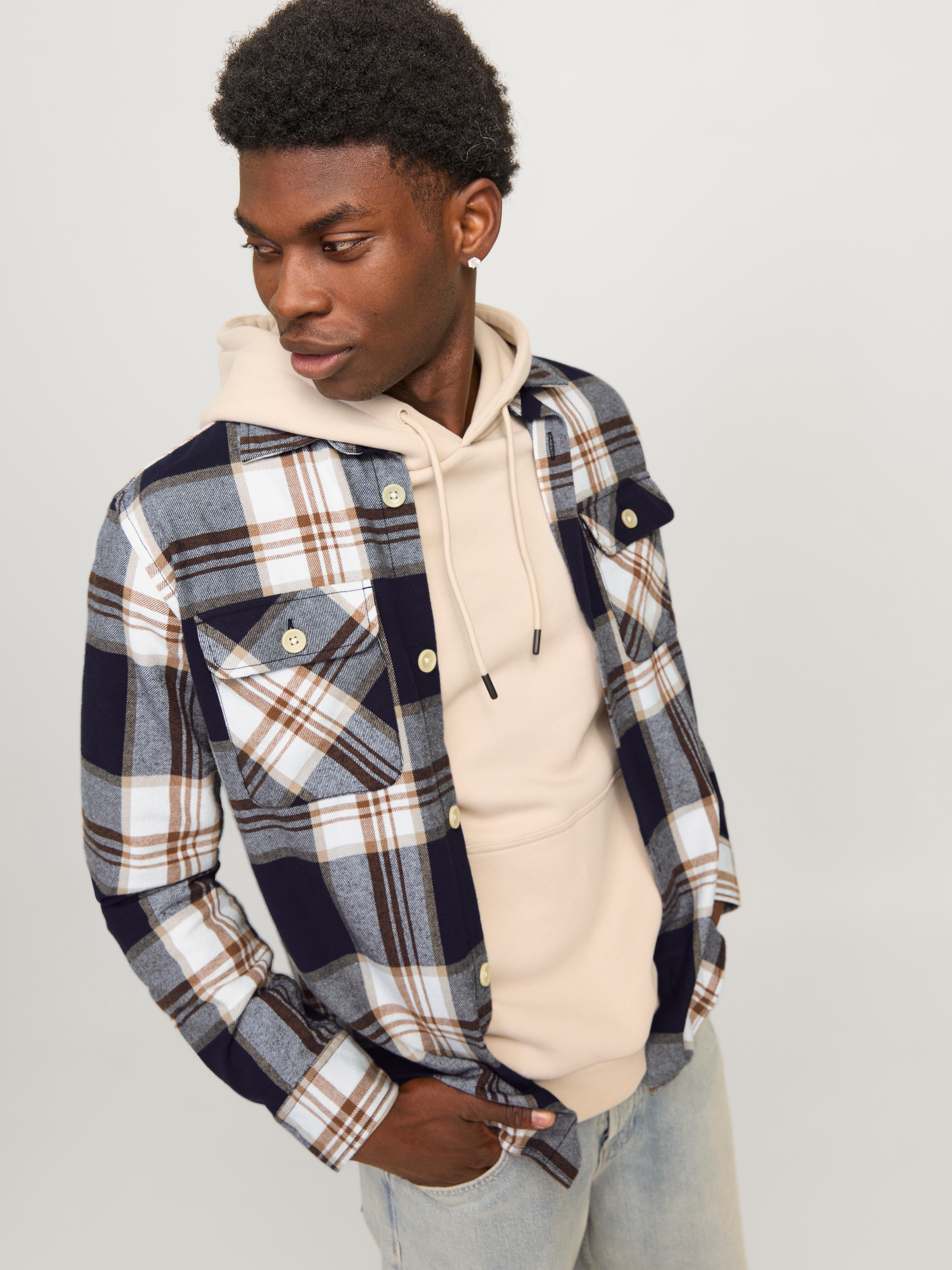 Jack & Jones Langarmhemd JJEDARREN OVERSHIRT LS NOOS günstig online kaufen