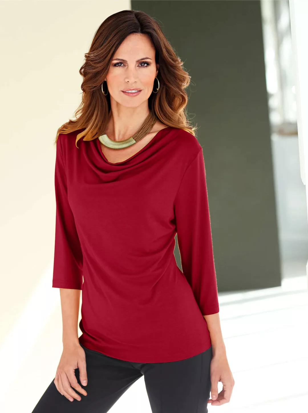 Inspirationen Wasserfallshirt "Shirt", (1 tlg.) günstig online kaufen