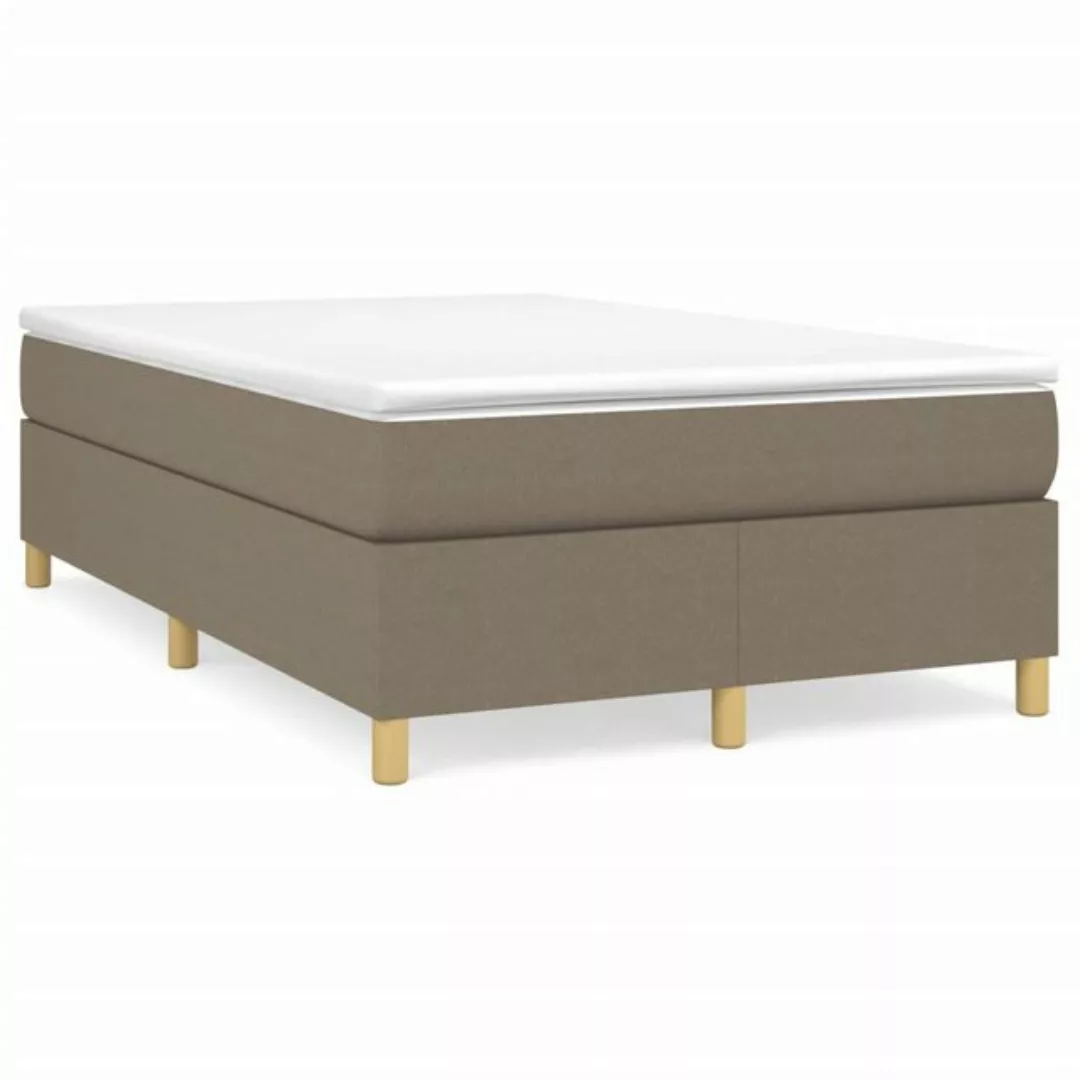 Vidaxl Boxspringbett Taupe 120x200 Cm Stoff günstig online kaufen