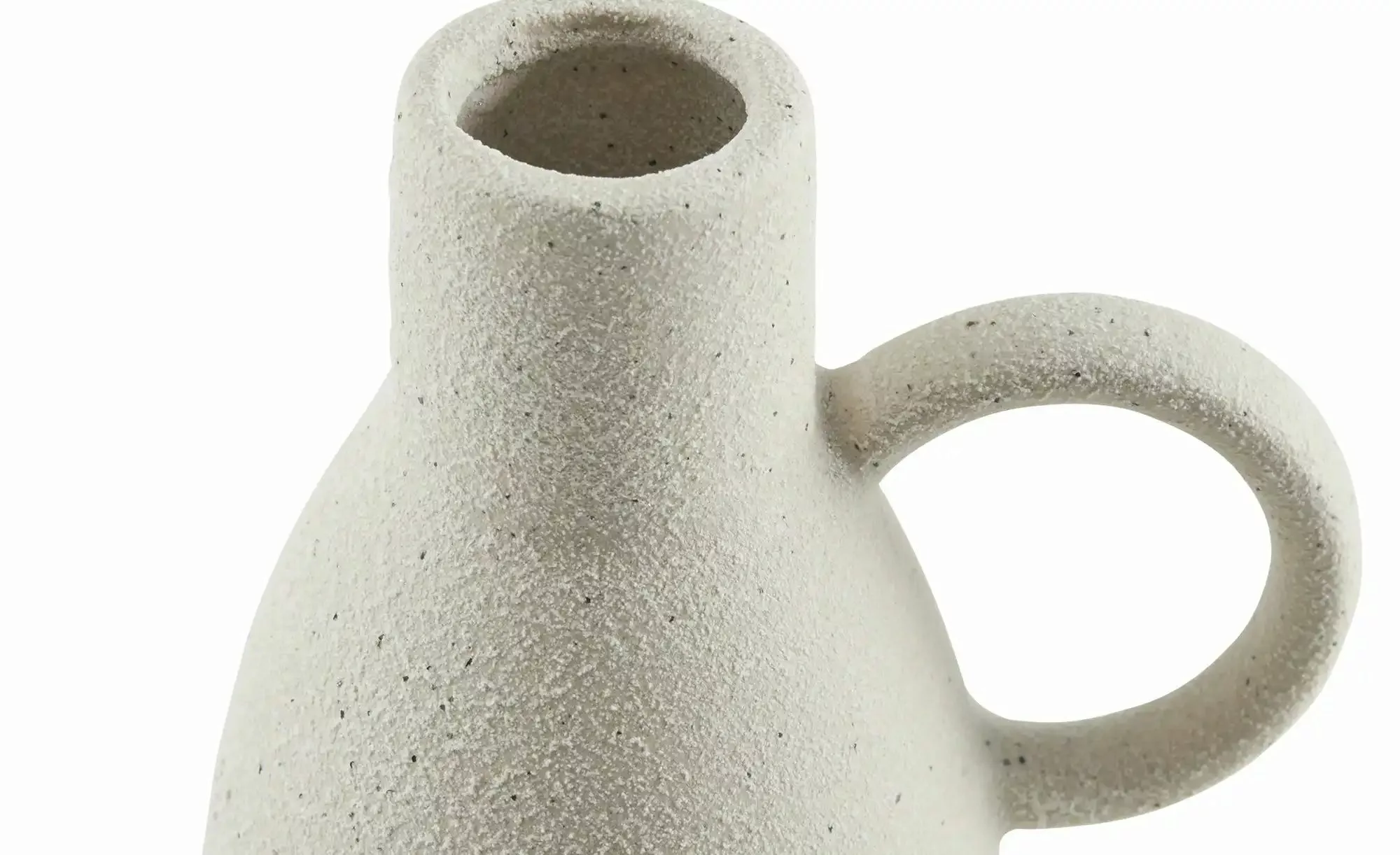 HOME STORY Vase   ¦ grau ¦ Steinzeug ¦ Maße (cm): B: 6,4 H: 12,5 Accessoire günstig online kaufen