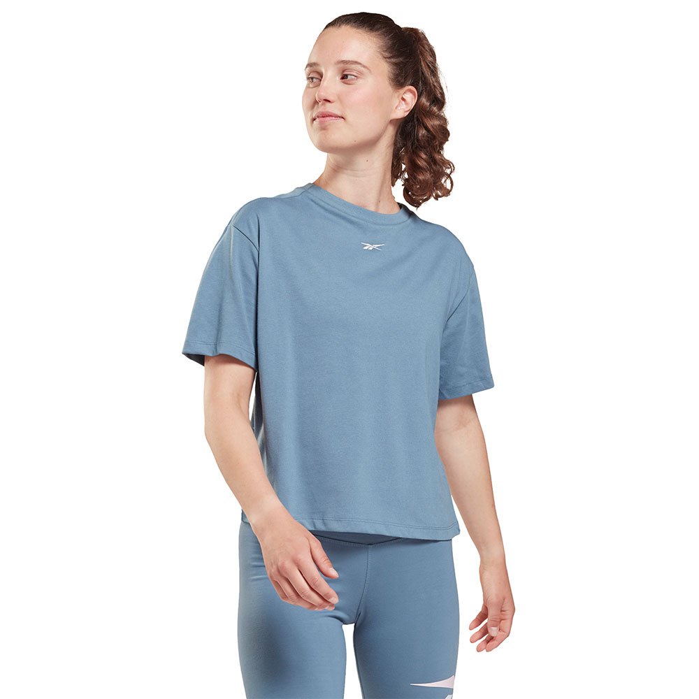 Reebok Meet You There Cozy Pack Kurzärmeliges T-shirt 2XS Blue Slate günstig online kaufen
