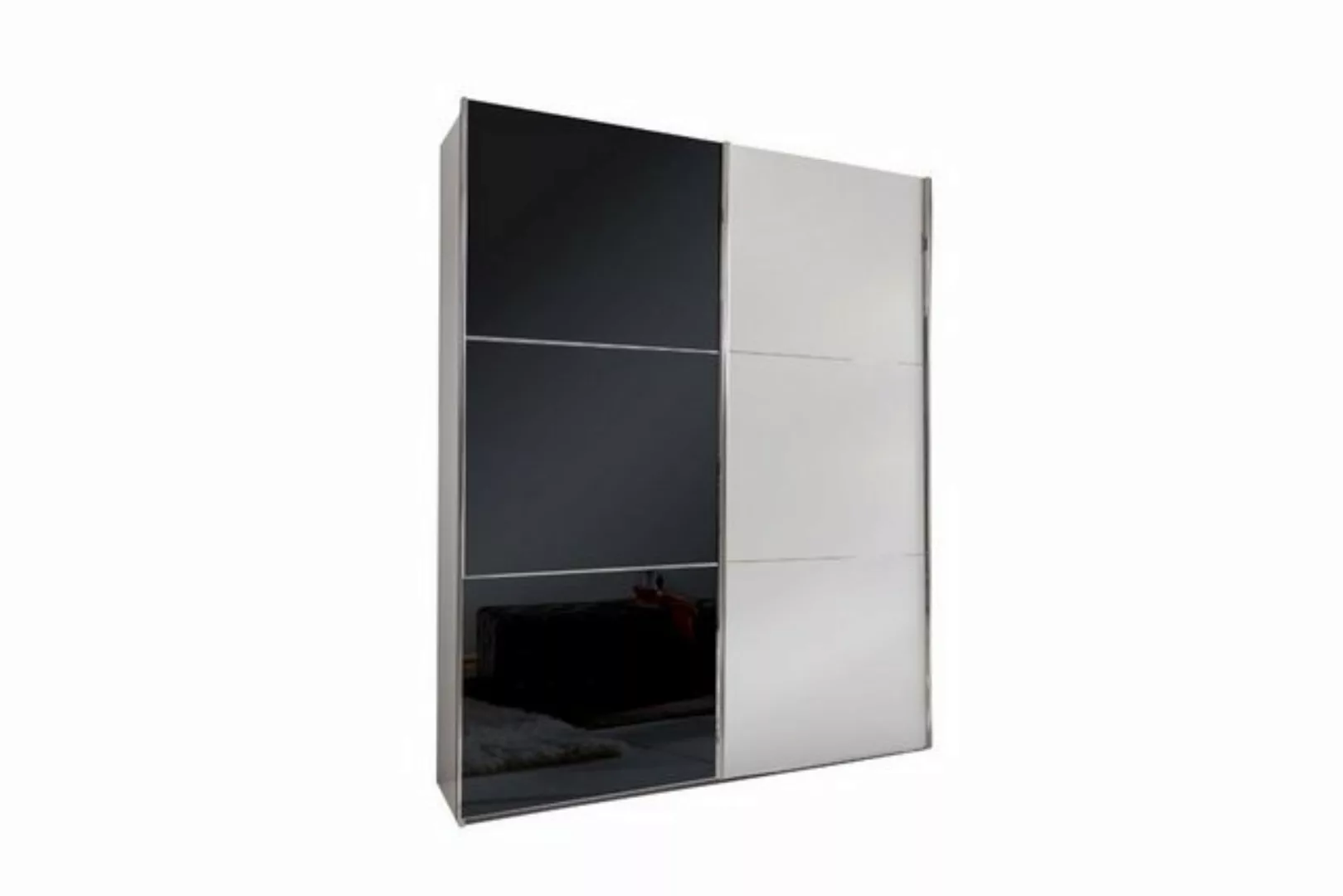 Stylefy Schwebetürenschrank Eclipse II Schwarz Weiß (Kleiderschrank, Mehrzw günstig online kaufen