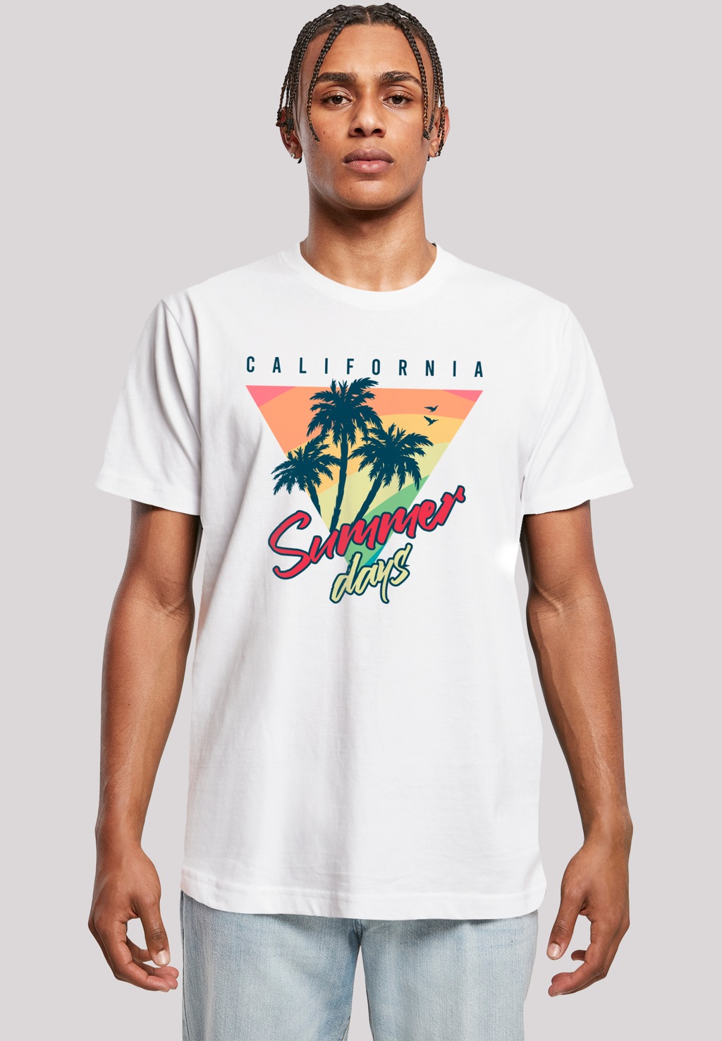 F4NT4STIC T-Shirt "California Palmen Retro", Premium Qualität günstig online kaufen