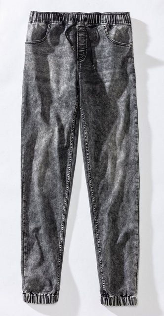 Buffalo Schlupfjeans Jogg Pants mit Bindeband aus elastischer Denim-Qualitä günstig online kaufen