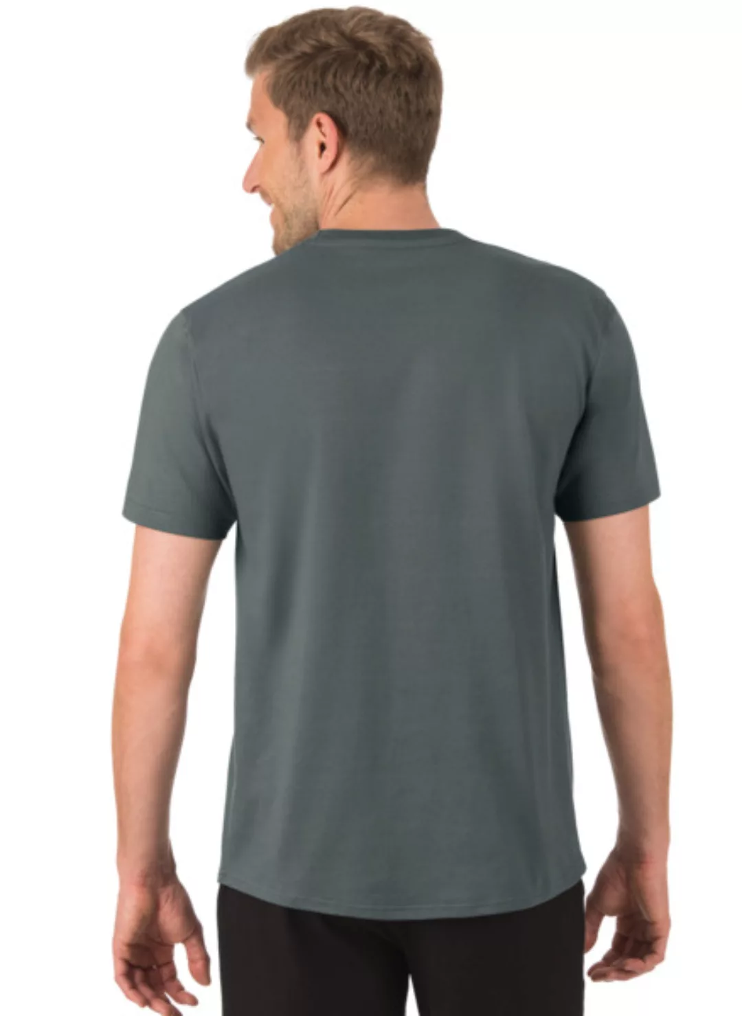 T-shirt Aus Biobaumwolle Mit Brusttasche günstig online kaufen