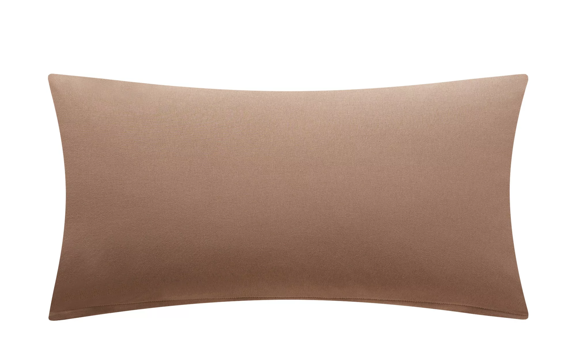 Jersey Kissenhülle - braun - 100% Baumwolle - 40 cm - Sconto günstig online kaufen