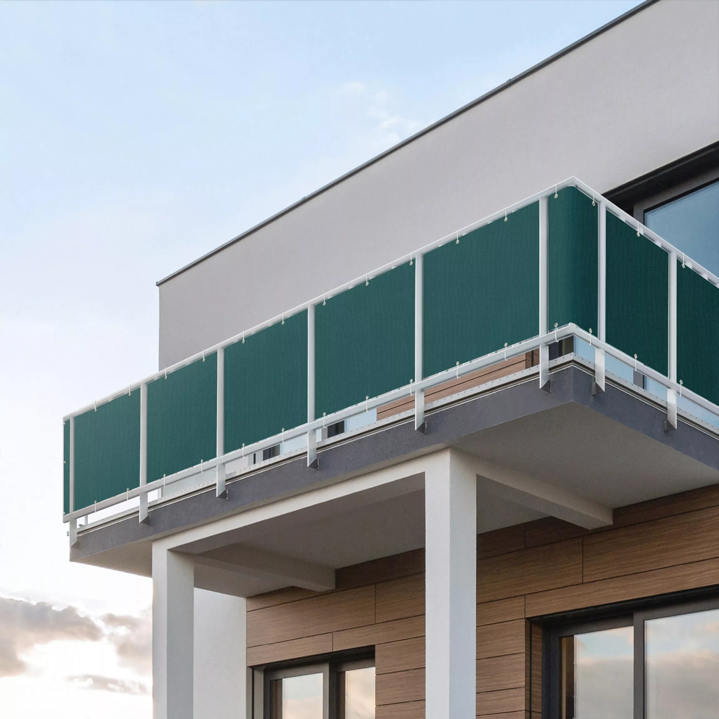 Balkon Sichtschutz Dunkle Jade günstig online kaufen