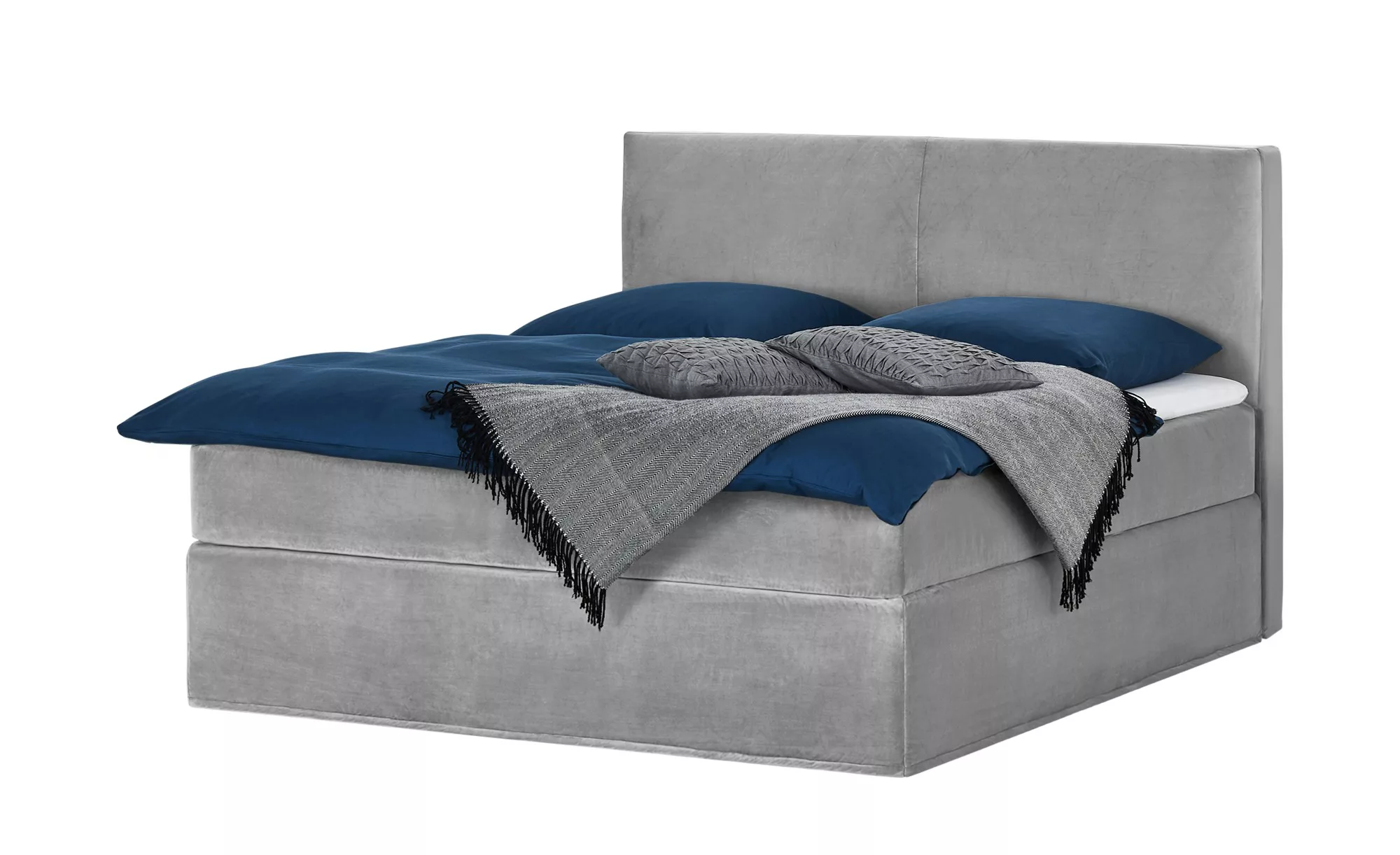 Boxi Boxspringbett 180 x 200 cm  Boxi Classic - grau - 180 cm - 125 cm - Be günstig online kaufen