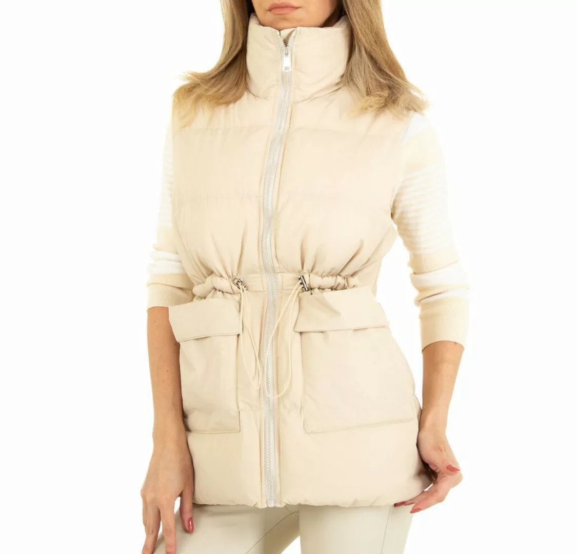 Ital-Design Steppweste Damen Freizeit (87256399) Gefüttert Winterjacke in C günstig online kaufen