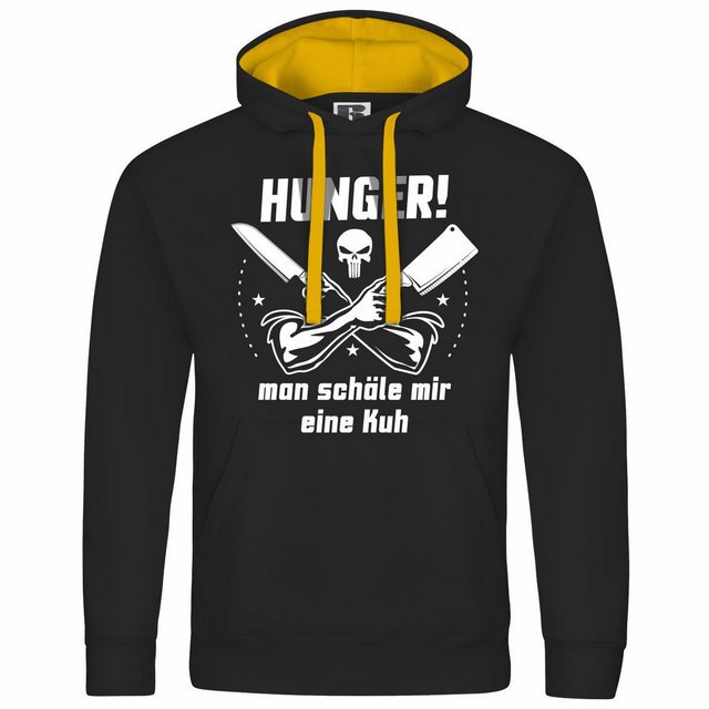 deinshirt Kapuzenpullover Herren Kapuzenpullover HUNGER Man schäle mir eine günstig online kaufen