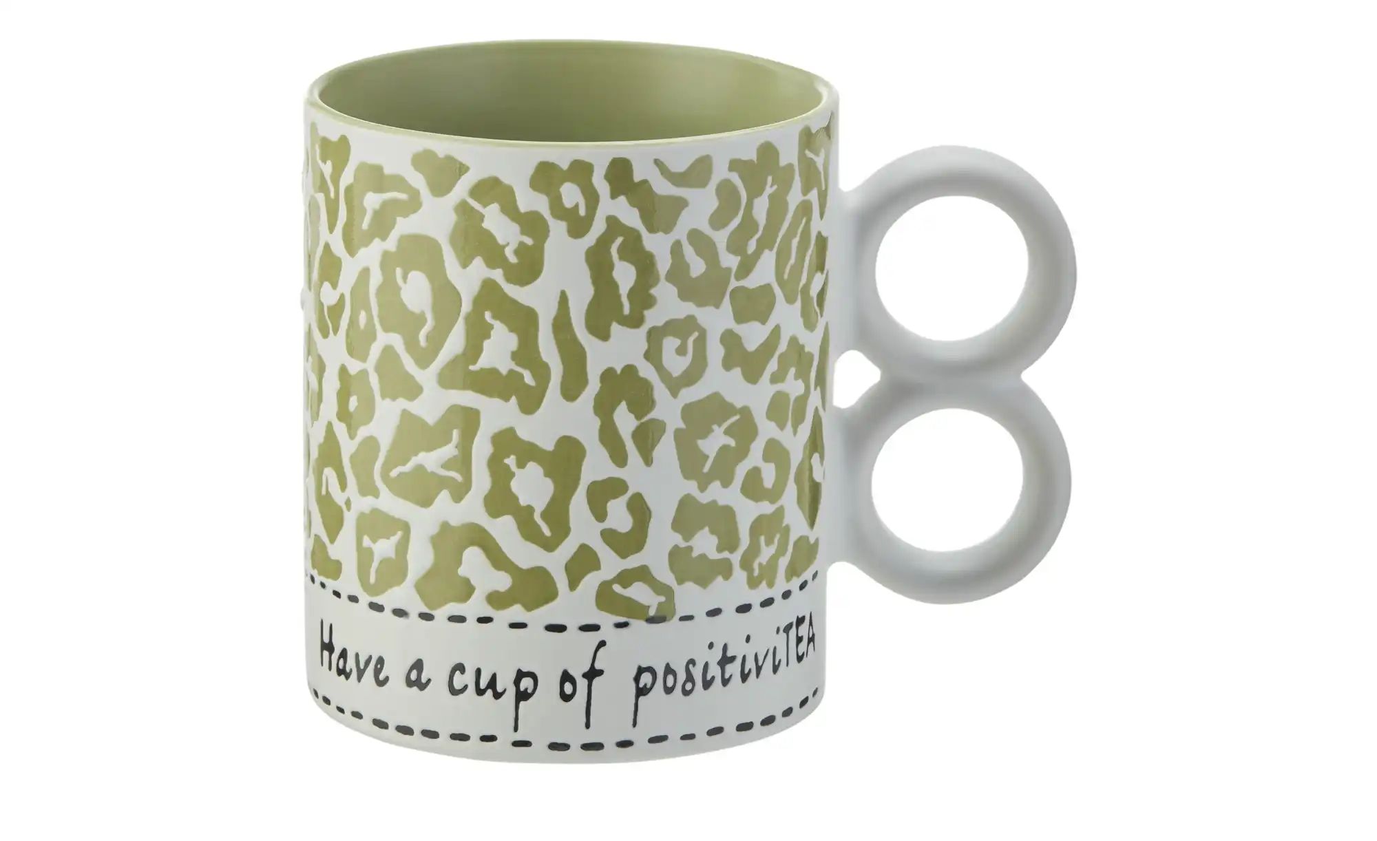 Peill+Putzler Kaffeebecher  Wildnis ¦ grün ¦ Porzellan ¦ Maße (cm): H: 9,5 günstig online kaufen