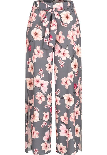 CLOUD 5IVE Stoffhose CLOUD 5IVE High-Waist Sommerhose mit Blumen Print (1-t günstig online kaufen