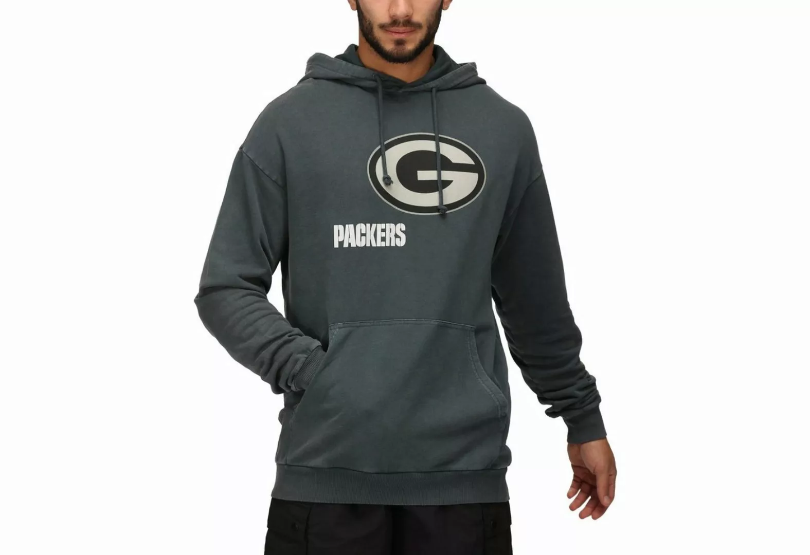 Recovered Kapuzenpullover Re:covered CHROME Green Bay Packers washed günstig online kaufen