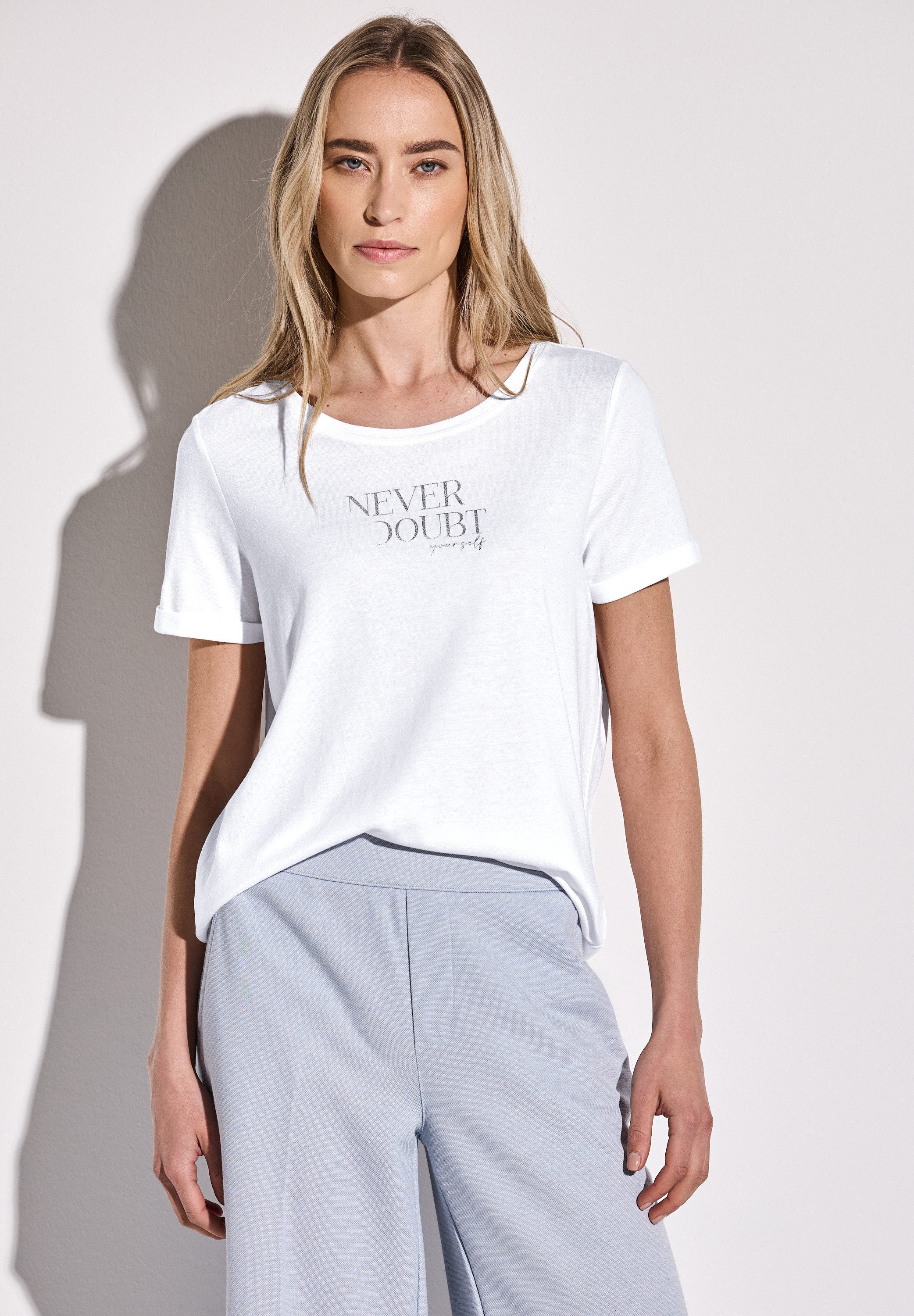 STREET ONE T-Shirt, mit Rundhalsausschnitt günstig online kaufen