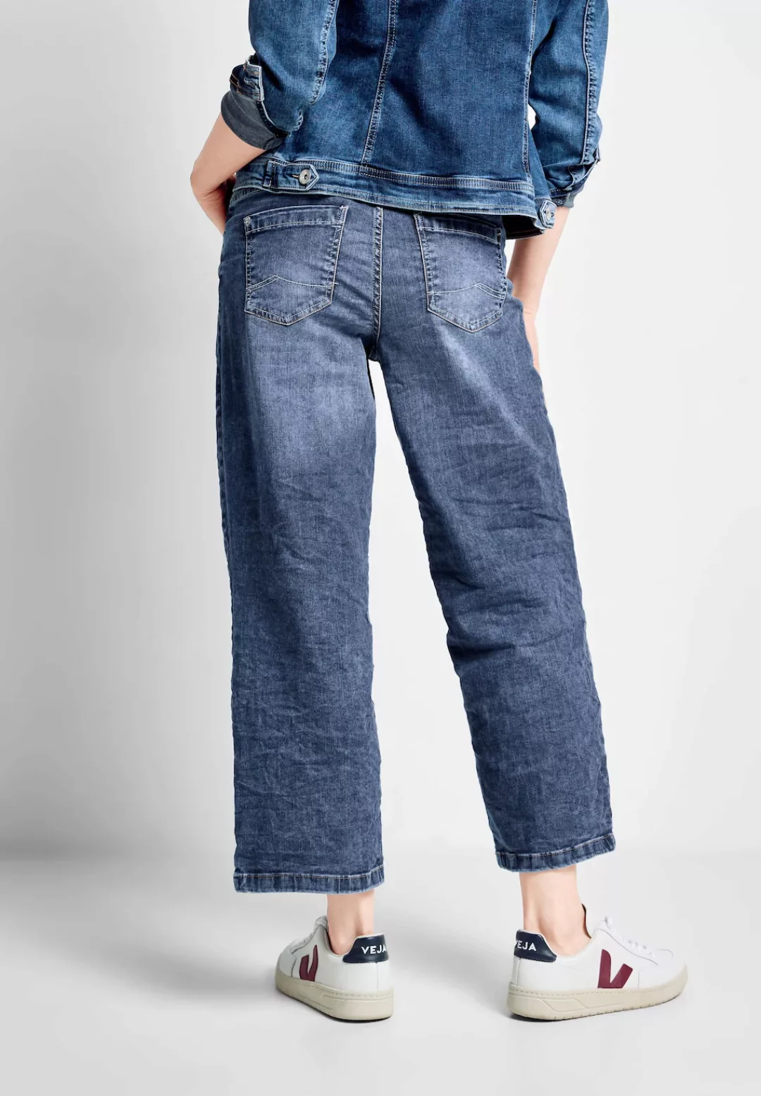 Cecil Loose-fit-Jeans Style Neele mit weitem Bein günstig online kaufen