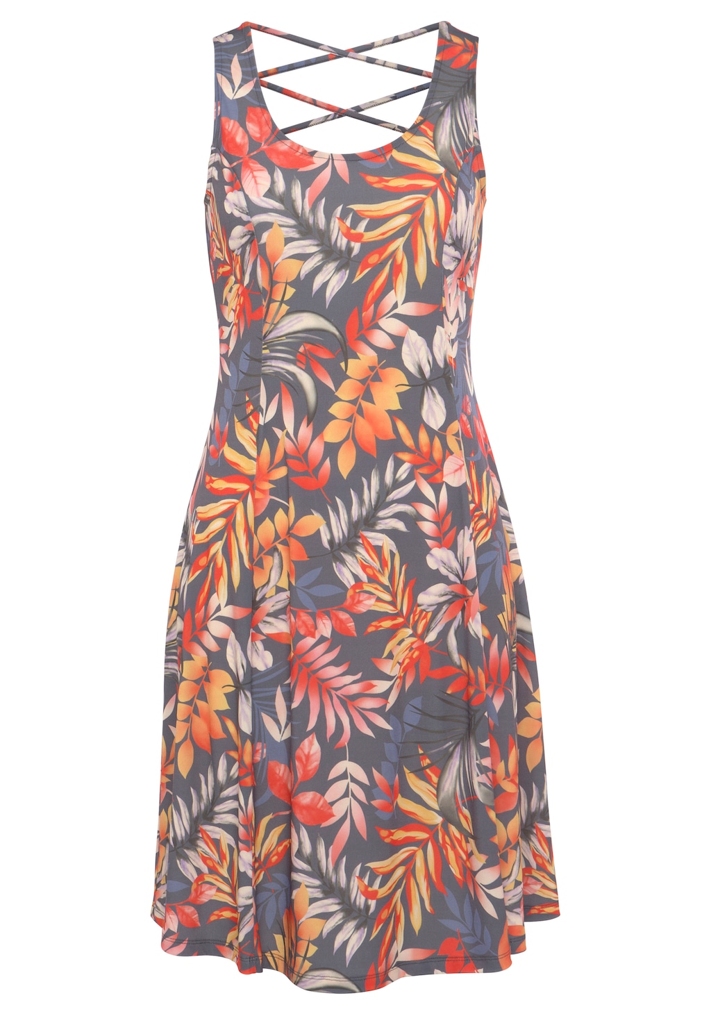 LASCANA Strandkleid, mit Zierbändern hinten günstig online kaufen