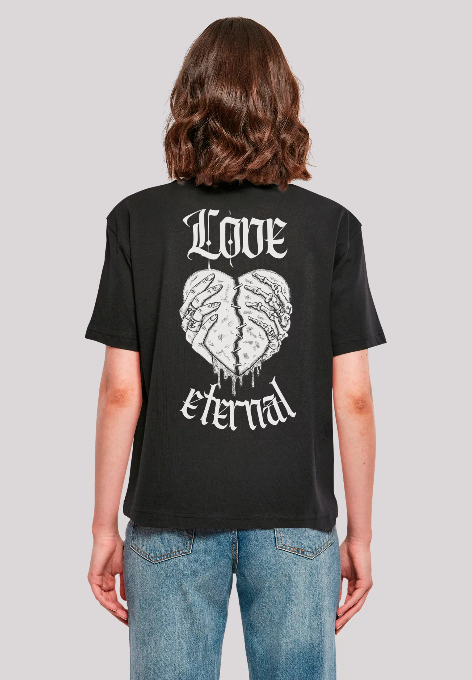 F4NT4STIC T-Shirt "Love Eternal Herz in Händen", Premium Y2K Streetwear günstig online kaufen