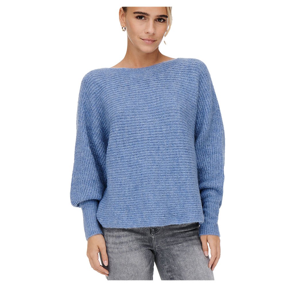Only Daniella U-boot-ausschnitt Sweater XS Infinity / Detail W Melangé günstig online kaufen