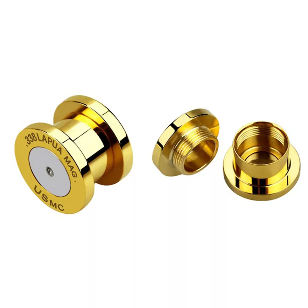 Adelia´s Dehnschnecke "Piercing  Ohrpiercing", aus 316l Stahl, PVD 18kt ver günstig online kaufen