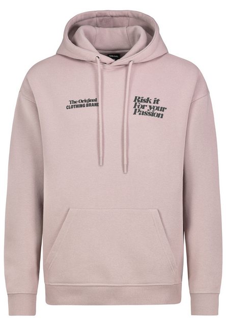 SUBLEVEL Hoodie Kapuzenpullover mit Front-Print und Kängurutasche Passion S günstig online kaufen