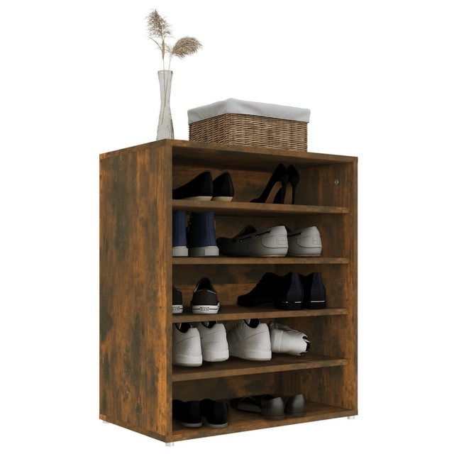 vidaXL Schuhschrank Schuhschrank Räuchereiche 60x35x70 cm Spanplatte günstig online kaufen