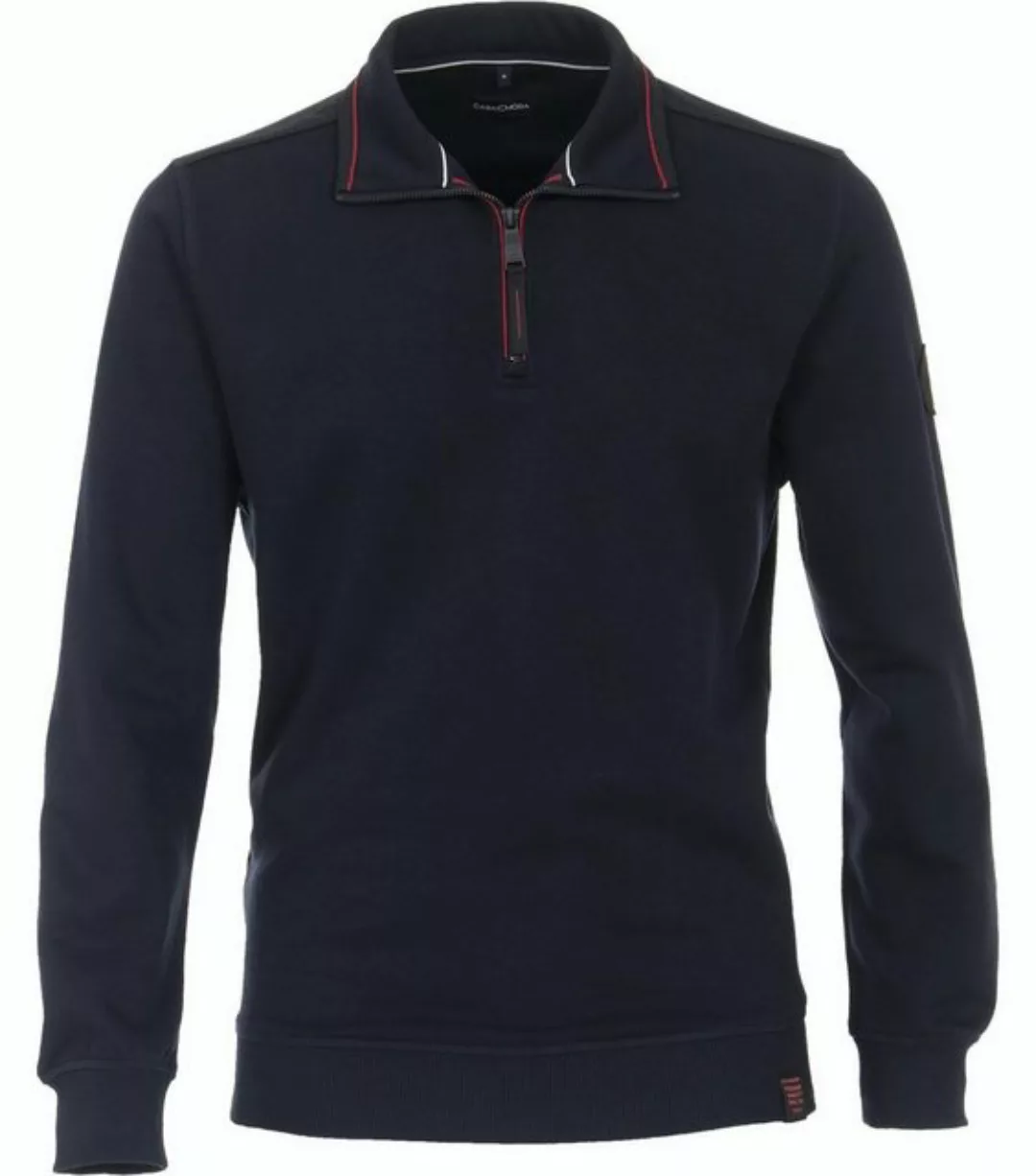 CASAMODA Sweatshirt SNOS Sweatshirt mit Zip, 105 blau günstig online kaufen