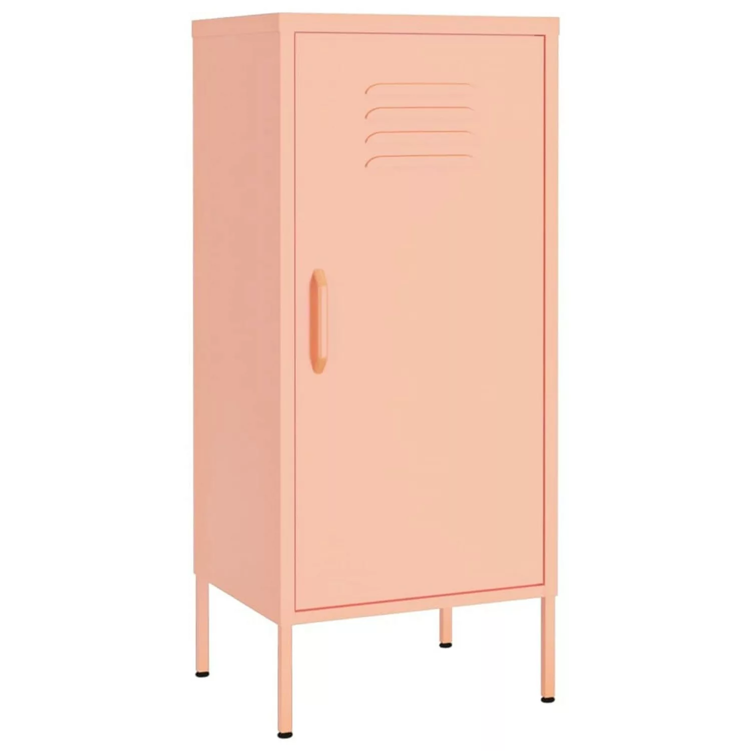 vidaXL Lagerschrank Rosa 42,5x35x101,5 cm Stahl günstig online kaufen