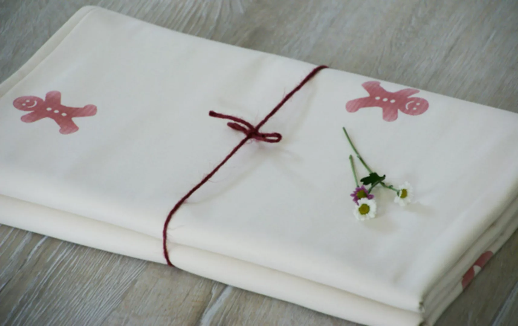 Babydecke “Lebkuchen Rosa”, Handbedruckt günstig online kaufen