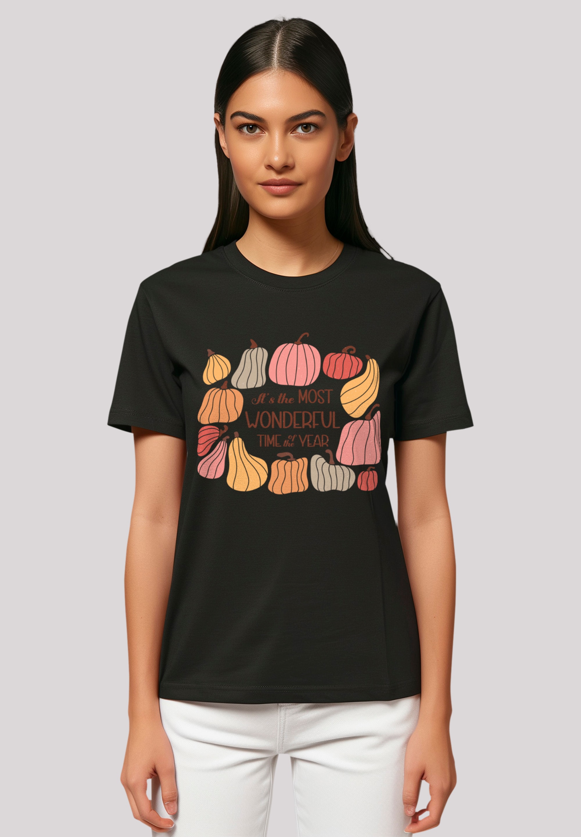 F4NT4STIC T-Shirt "Pumpkins most wonderful time of the year", Premium Quali günstig online kaufen