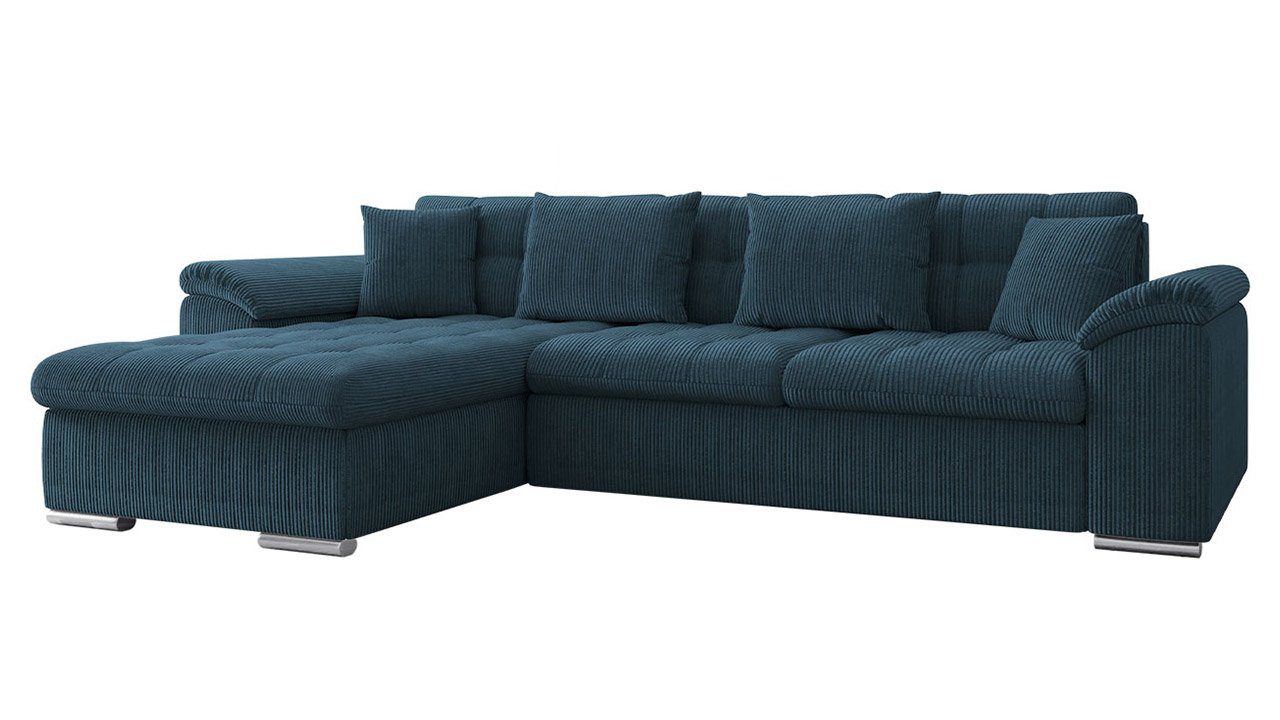 MIRJAN24 Ecksofa Diana Cord, mit Bettkasten günstig online kaufen