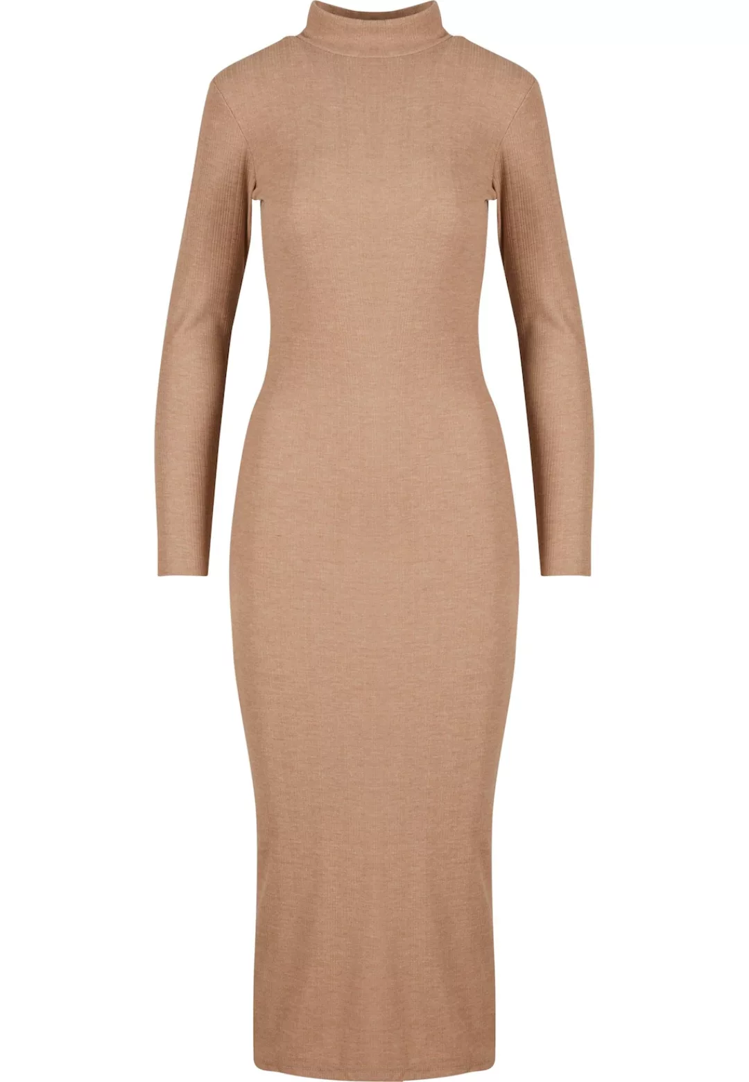 URBAN CLASSICS Shirtkleid "Urban Classics Ladies Rib Longlseeve Mockneck Dr günstig online kaufen