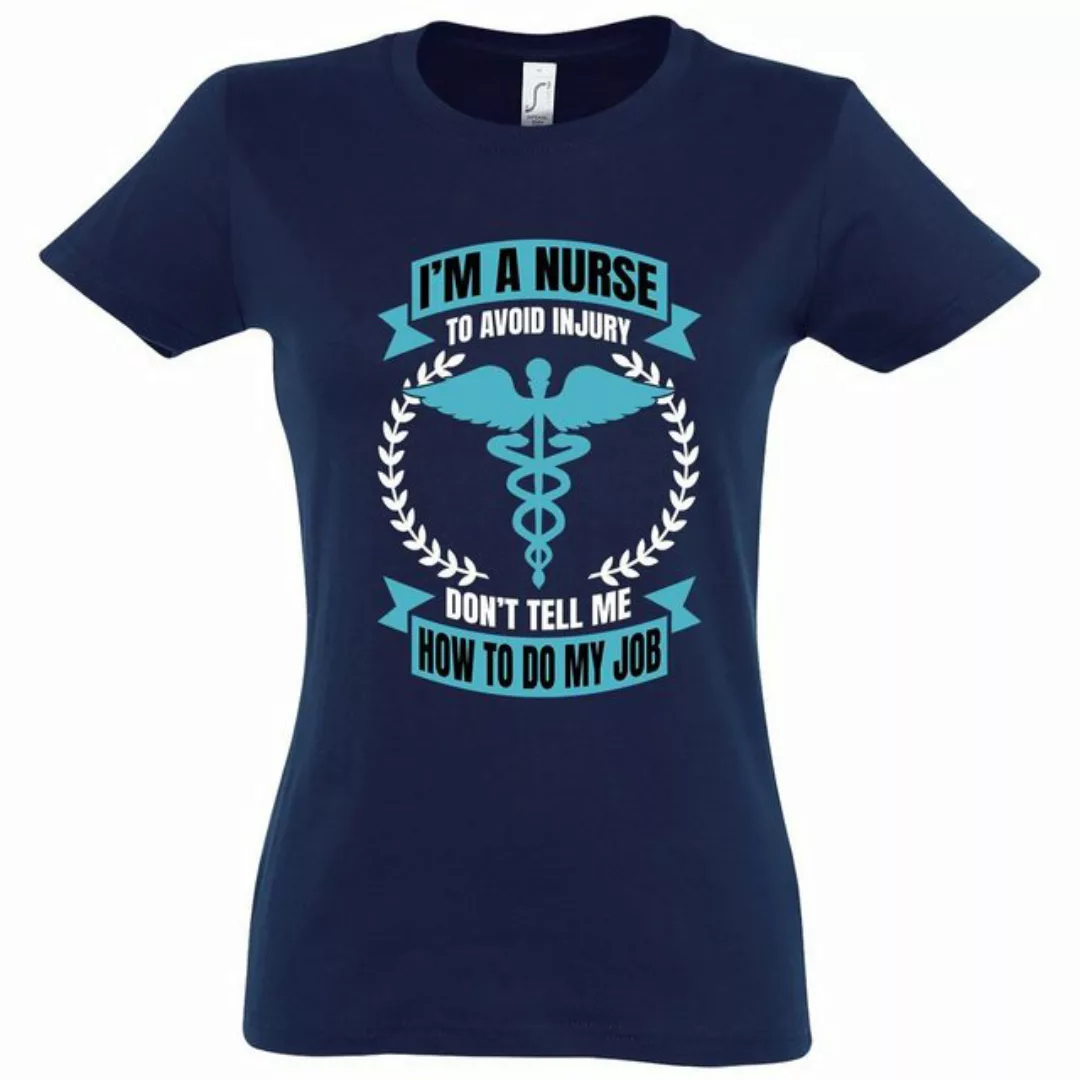 Youth Designz Print-Shirt " I Am A Nurse" Damen Shirt mit trendigem Frontpr günstig online kaufen