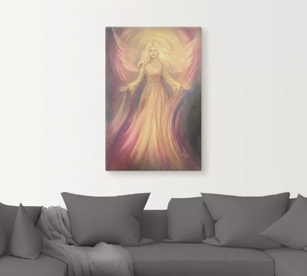 Artland Wandbild "Engel Licht Liebe - Spirituelle Malerei", Religion, (1 St günstig online kaufen